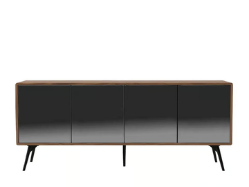 3061 - Walnut sideboard with doors by Angel Cerdá - view 3